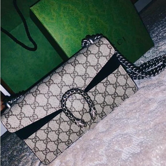 Gucci Dionysus handbag rhinestone like new authentic bag purse designer metal - Picture 2 of 15